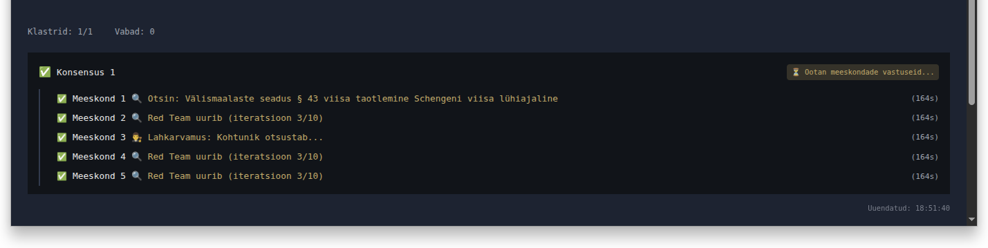 Red Team ja Kohtunik